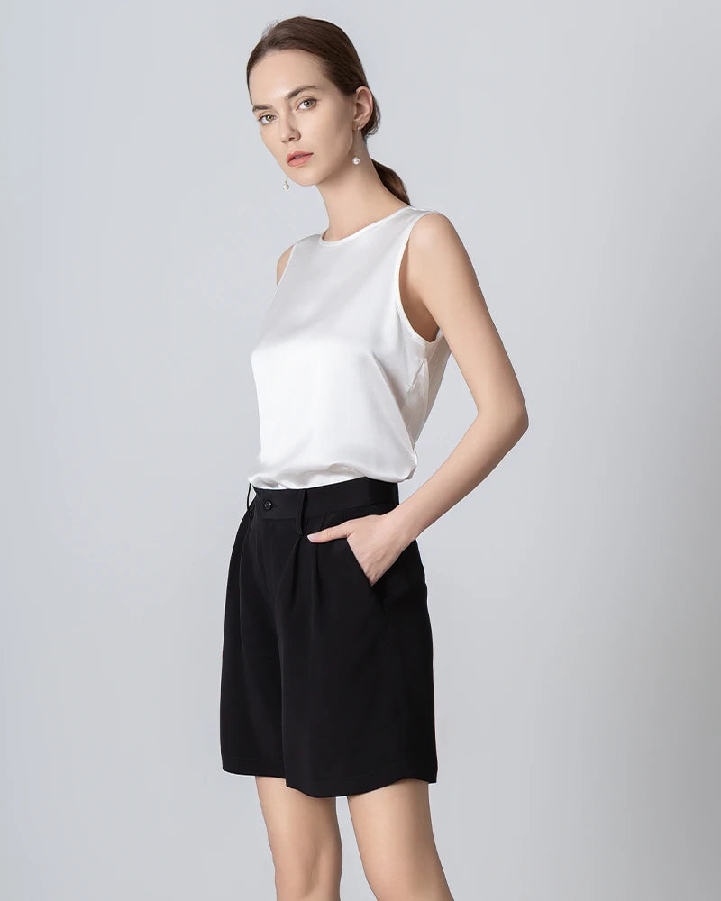 40 Momme Silk Bermuda Shorts