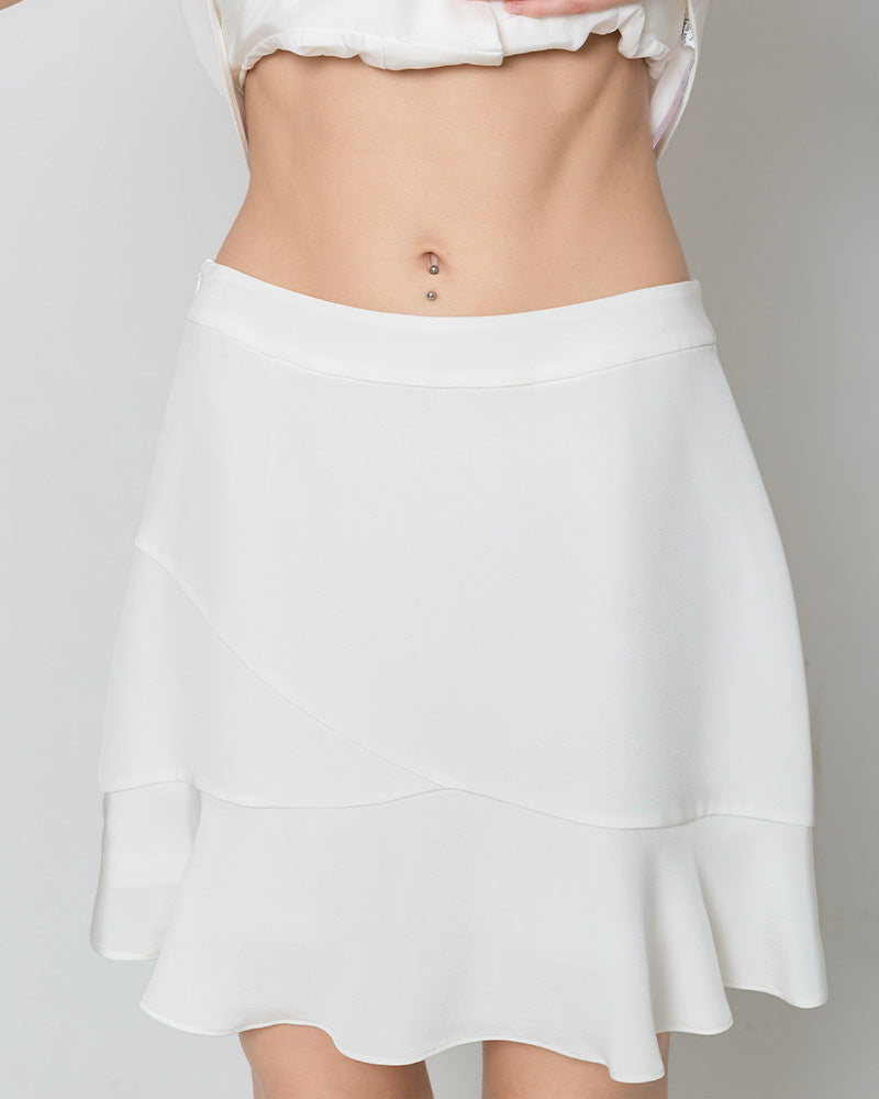 40 Momme Silk Mini Skirt