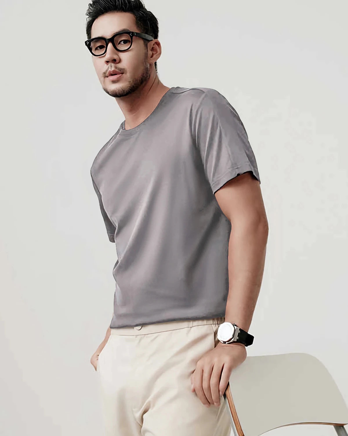 Men's Relaxed Fit Silk Jersey