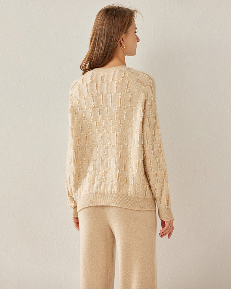 Crew Neck Luxe Cashmere Sweater