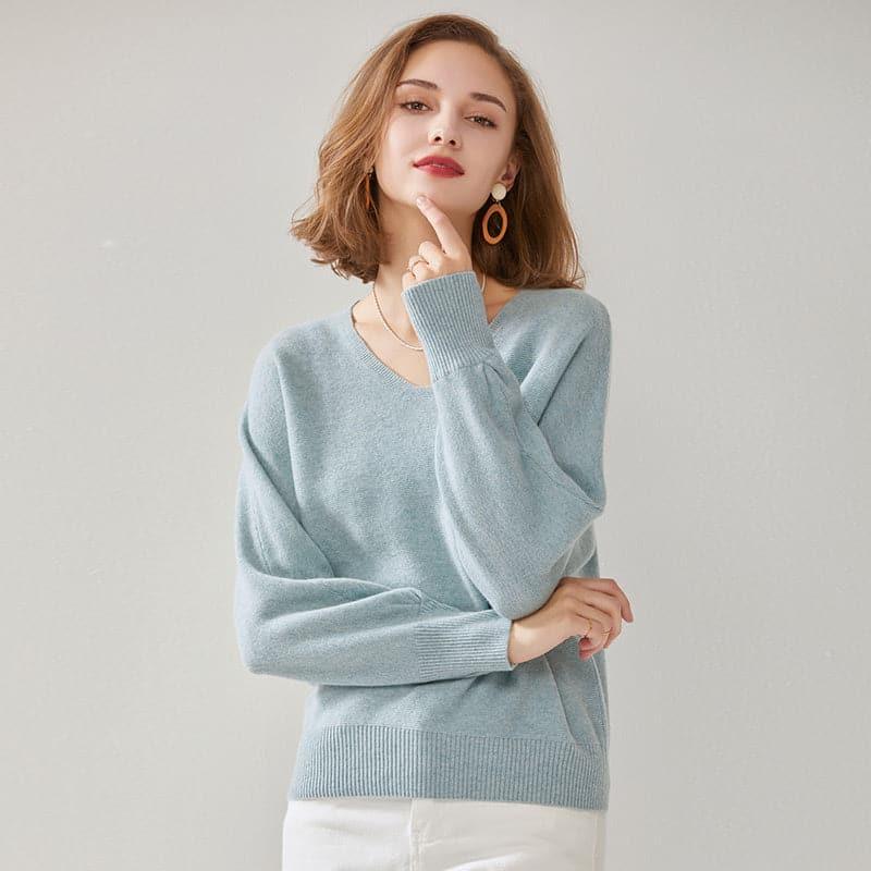 Loft V-Neck Cashmere Sweater