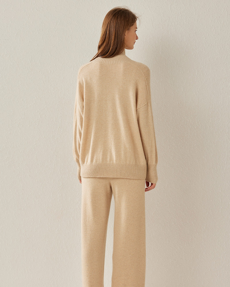Turtleneck Oversized Cashmere Sweater