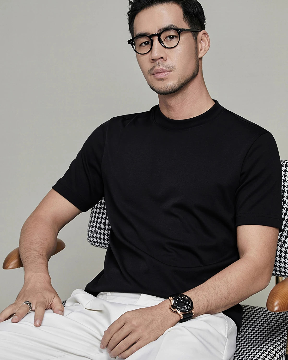 Men's Slim Fit Silk Jersey