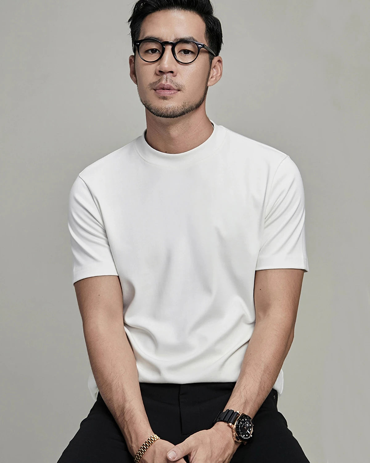 Men's Slim Fit Silk Jersey