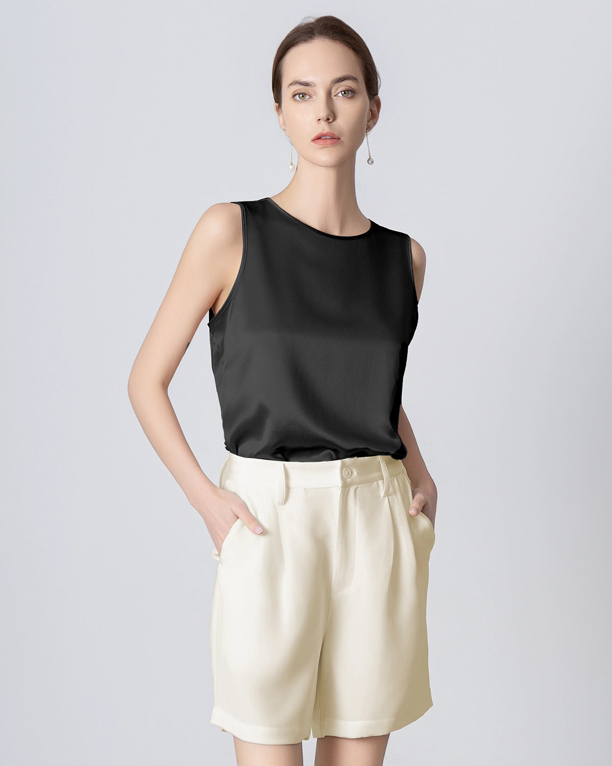 40 Momme Silk Bermuda Shorts