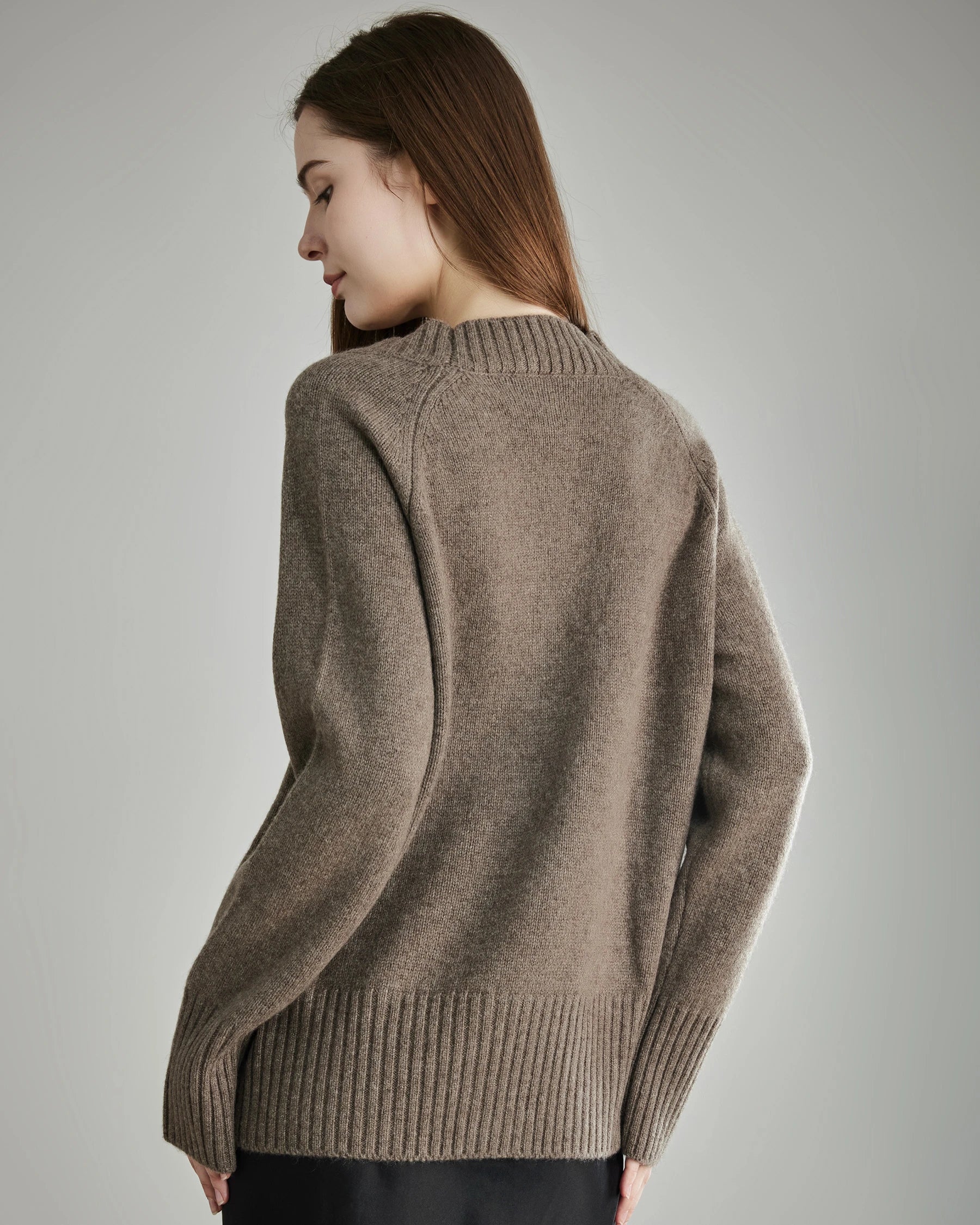 Relaxed V-Neck Cashmere Cardigan