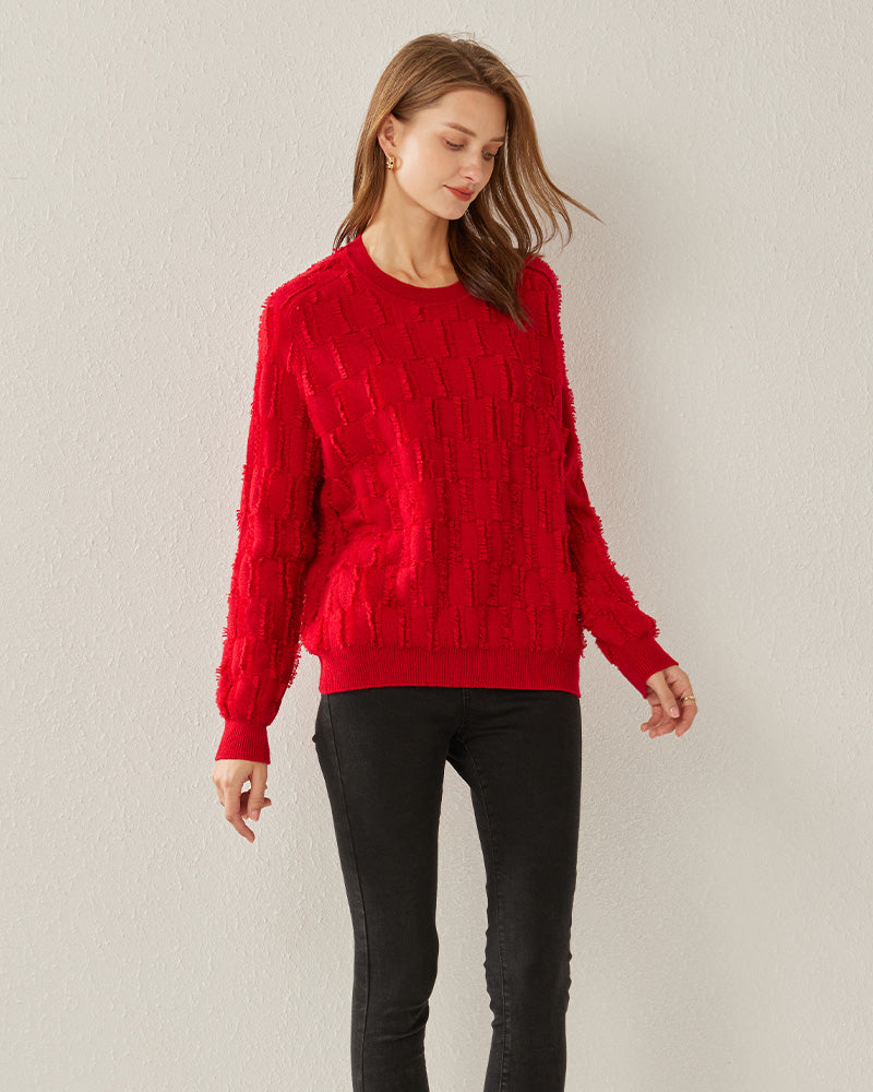 Crew Neck Luxe Cashmere Sweater
