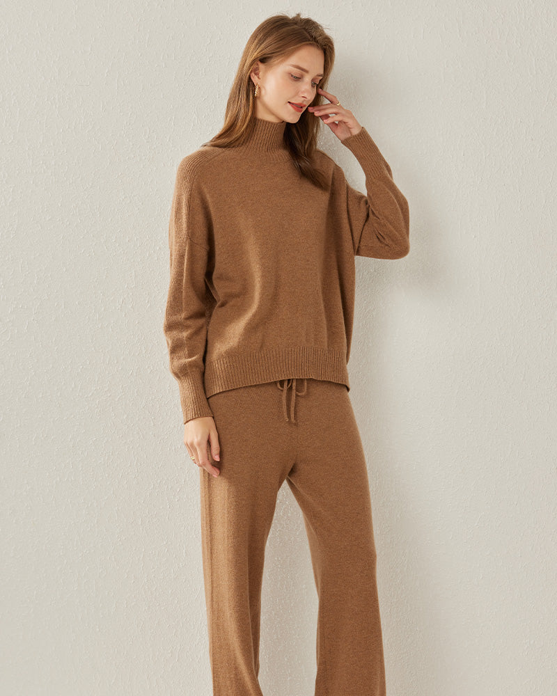 Turtleneck Oversized Cashmere Sweater