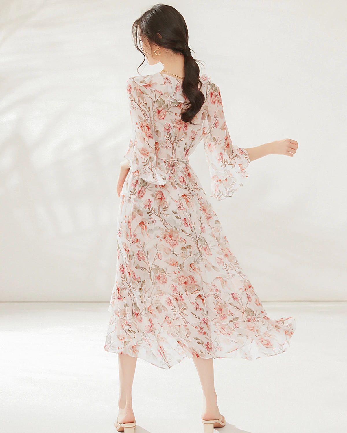 Silk Garden Party Dress