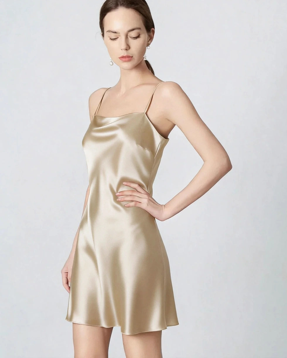Silk Mini Cami Dress