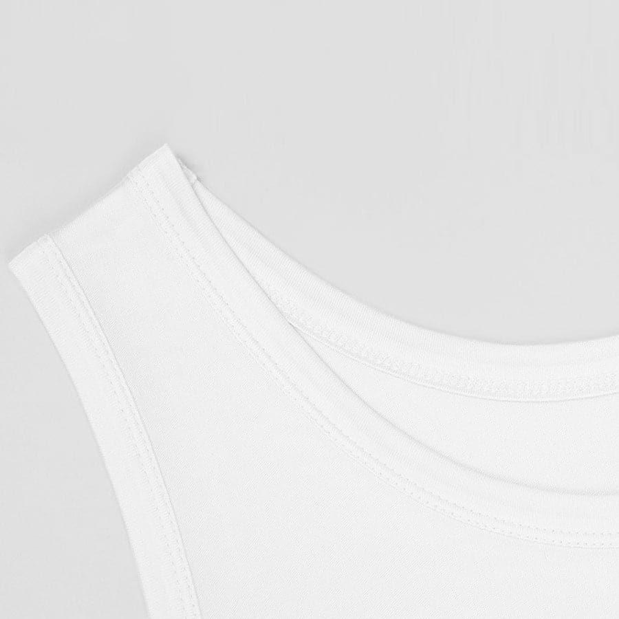 Men's Sleeveless Silk Knit Tank Top