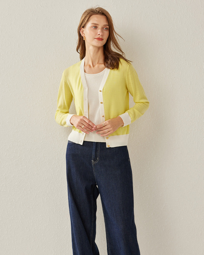 Cropped Women's  Cozy Sweater Cardigan